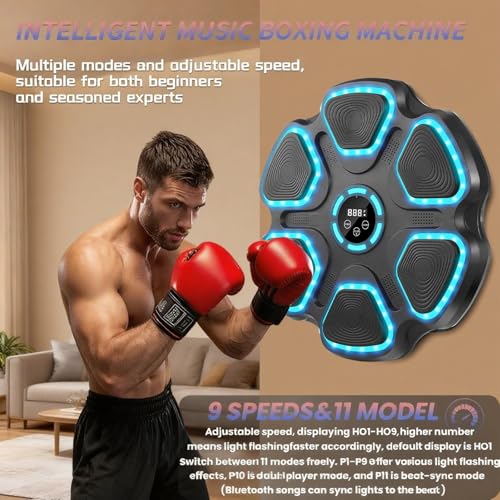 Wall Mounted Music Punching Machine for Adults&Kids