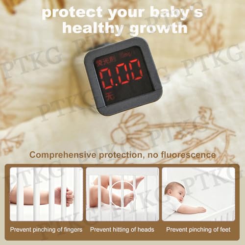 Universal Safety Rail Cover & Padded Side Protectors for Baby Cot & Parent Bed