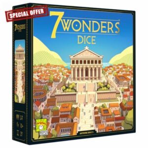 Asmodee | 7 Wonders: Dice | Strategy Family Game | Ages 10+ | 3-7 Players | 30 Minutes Playing Time