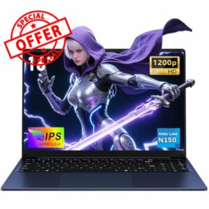 16 Inch Gamer Laptop RAM 16GB SSD 1TB Processor N150 (1.2 to 3.6GHz)