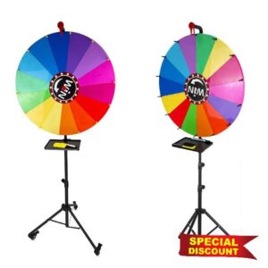 24-inch Spinning Wheel with Bottom Wheel