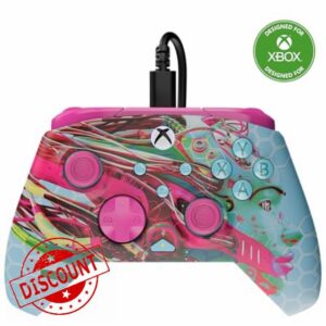 Turtle Beach Rematch Advanced Android Dreams Wired Gaming Controller for Xbox and PC – Glow