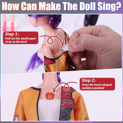 K-Pop Dem0n Hunters Toys Dolls with Music