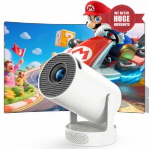 Mini Projector 1080P with 4K Support