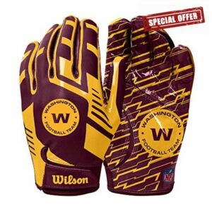 WILSON NFL Stretch Fit Football Gloves - Adult