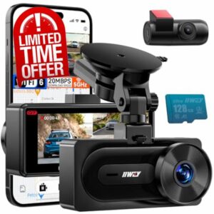 IIWEY 4K+4K Dash Cam Front and Rear