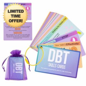 DBT Skills Coaching Cards with Guided Examples & Goals – 25 Flashcards for Emotional Regulation