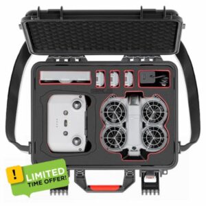 STARTRC Waterproof Hard Carrying Case for DJI Neo 2 Accessories for RC-N/RC2 Controlle