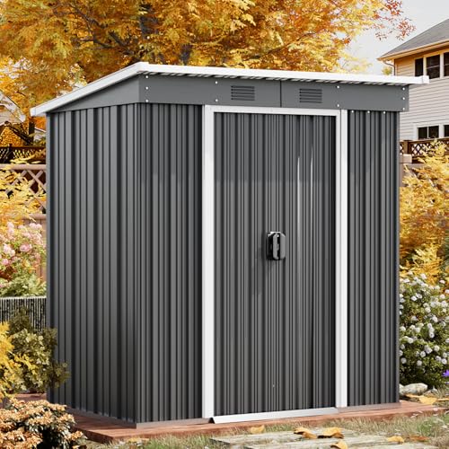 Outdoor Bike Shed Waterproof with Lockable Door