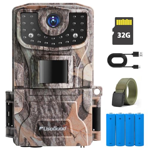 36MP Wildlife Camera with Night Vision Motion Activated