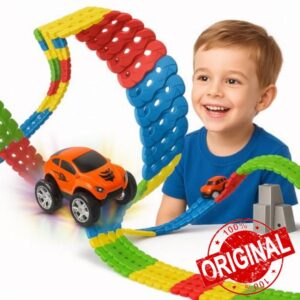 184 PCs Flexible Race Magic Car Race Track Set