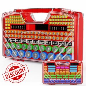 Battery Organizer Storage Case