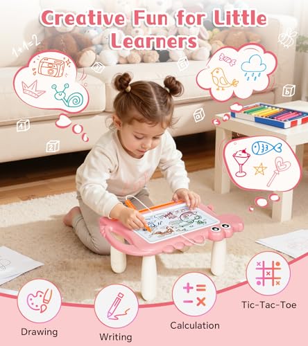 Colour Drawing & Writing Sketch Pad Educational Toy for 1 2 3 Year Old Boys and Girls