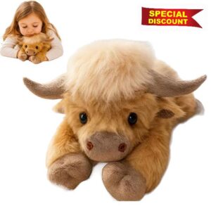 Weighted Highland Cow Plush