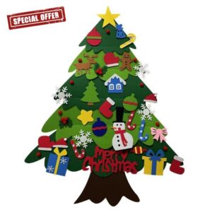 AILISK Project Montessori Kids Felt Christmas Tree(Christmas Tree)