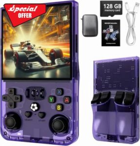 2025 New Upgrade R36MAX Retro Handheld Game Console with 128GB Built-in 22000+ Classic Games