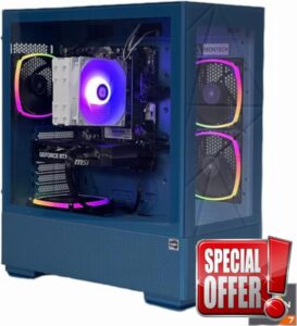 High-Performance Gaming PC | AMD Ryzen 9 5900X | RTX 5060 8GB | 32GB DDR4 RAM | 1TB NVMe SSD | Windows 11 Pro Desktop Computer (Ryzen 7 5700X)