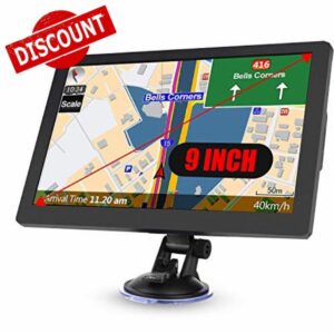 GPS Sat Nav for Car Truck Motorhome – 8.9 Inch 2025 Latest UK & Europe Maps