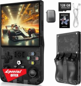 2025 New Upgrade R36MAX Retro Handheld Game Console with 128GB Built-in 22000+ Classic Games
