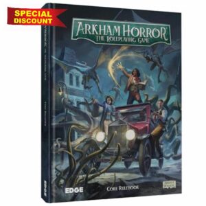Arkham Horror The Roleplaying Game CORE RULEBOOK - Dive into 1920s Arkham's Mysterious World! Immersive RPG Adventure for Kids & Adults