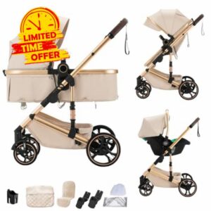 BEBBY 3 in 1 Pushchair Pram Travel System