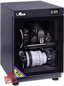 Dry Cabinet Camera Digital Control Dehumidifier Electronic Dry Box for Lens Camera Tea Stamp Jewelry Equipment Storage (35L)