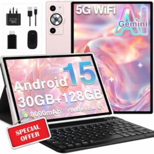 2026 Tablet 10 Inch Android 15 with Gemini AI