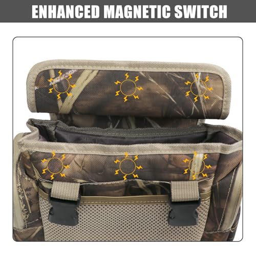 Water-Resistant Bag Bino Case with Storage Pouch and Zipper Closure