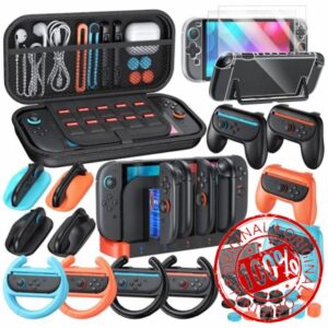 Switch 2 Accessories Bundle for Nintendo 2025 Console