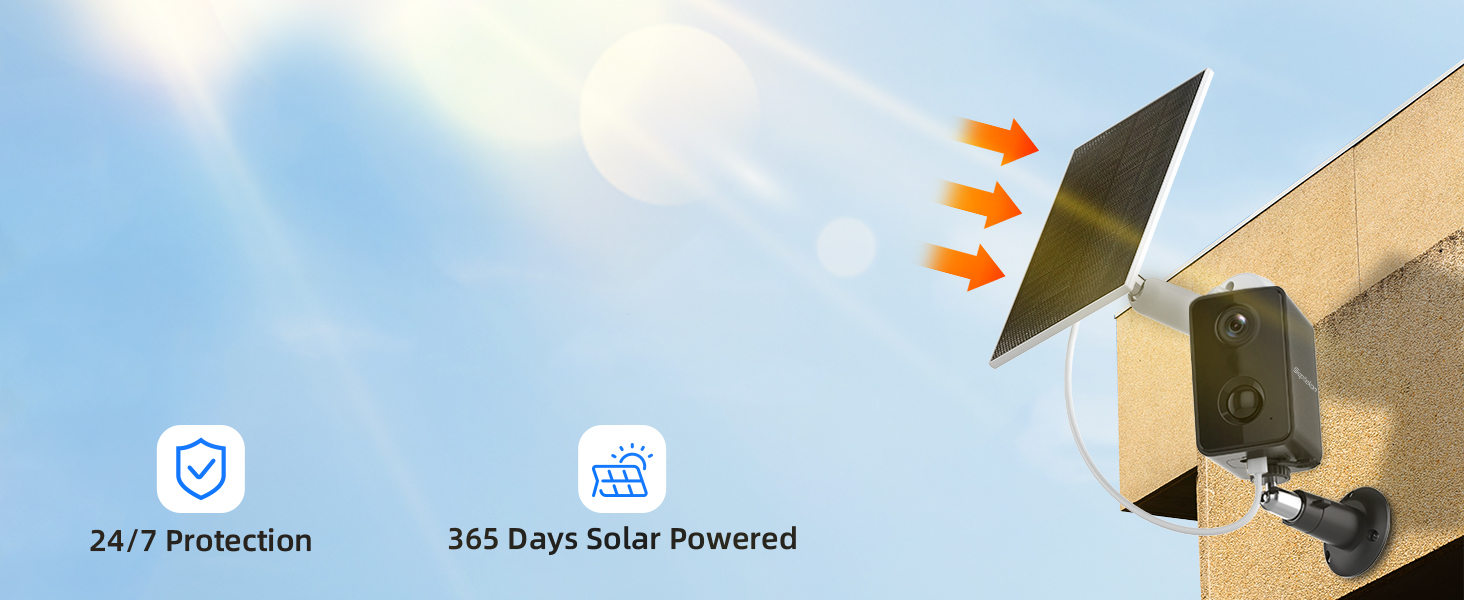 solar security camera outdoor wireless