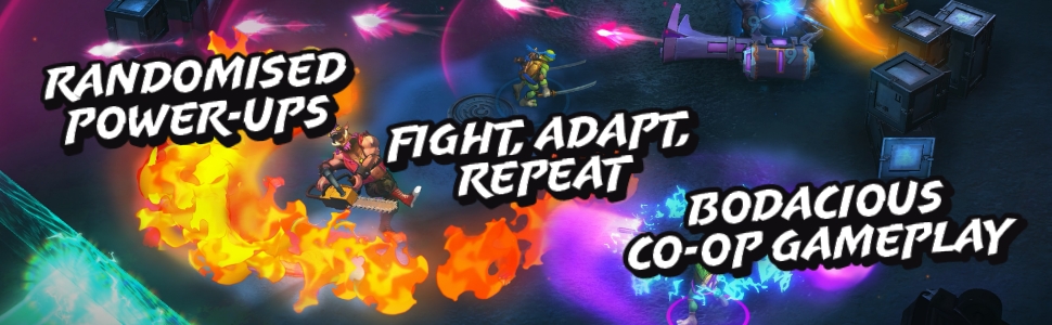 Text reads 'UNLEASH PIE TURTLE POWER!' Gaming interface element with green energy effect and turtle-themed graphic.