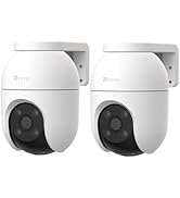 EZVIZ ColorFull Tech 2K+Outdoor Security Camera 2.4GHz Wifi, CCTV Camera Outdoor, Patrol Mode, Pe...