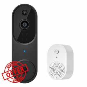 1080p Wireless Video Doorbell + Indoor Ring Chime
