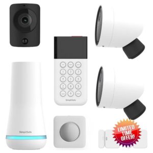 SimpliSafe Wireless Home Security System & Alarm with Outdoor Cameras