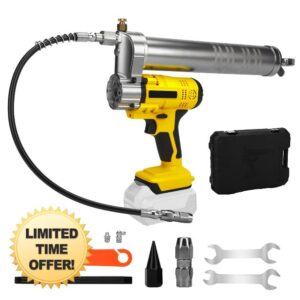 Cordless Grease Gun Compatible with Dewalt 18V 20V Battery