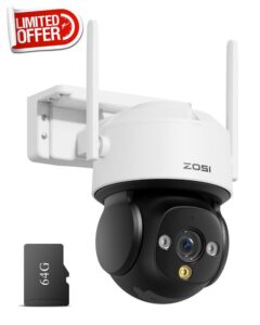 ZOSI C290 8MP 4K UHD WiFi Security Camera Outdoor Indoor