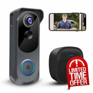 Wireless Video Doorbell Camera with Chime