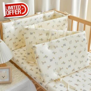 Airwrap Cot Bumper & Toddler Bed Guard Set