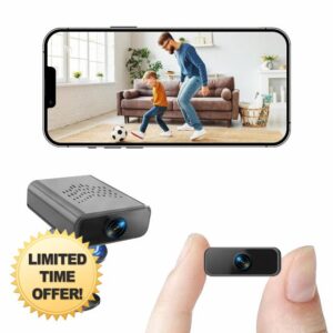 Spy Camera-Hidden Camera-Mini Camera-4K Small Cameras with Night Vision