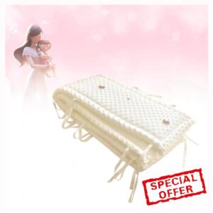 Xiao Ren Airwrap Cot Bumper & Toddler Bed Guard Set