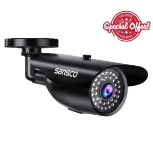 SANSCO 1080p HD CCTV Camera System 8 channel DvR and 2 Bullet 2 Dome Cam kit (Add-on Cam)