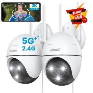 ieGeek 2.4G/5GHz PTZ Security Camera Outdoor