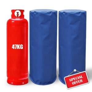 2 x 47KG Heavy Duty Fullsize Large Gas Bottle Cover