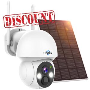 Hiseeu Solar Panel Security Camera