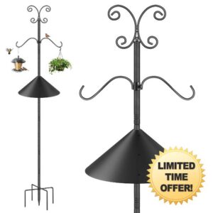 Bird Feeder Pole Stand Squirrel Proof