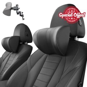 Adjustable U-Shaped Car Headrest Pillow