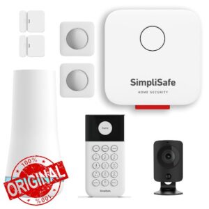 SimpliSafe Home Security System | 8 Piece Home Alarm System with Entry & Motion Sensors