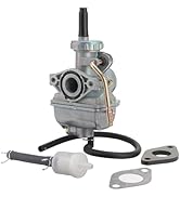 WOOSTAR PZ30 Carburetor 30mm with Air Filter Fuel Filter Hose Line Intake Manifold Gaskets Replac...