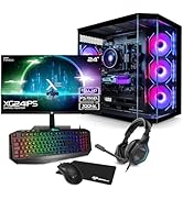 ADMI Gaming PC Package - AMD Ryzen 5 5500 - NVIDIA RTX 5060 8GB - 16GB DDR4-1TB NVMe SSD - WIFI -...