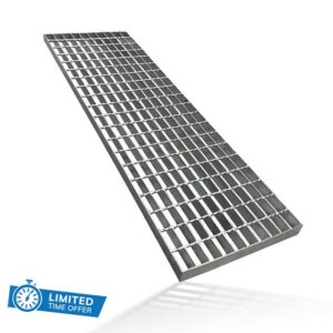 100x30x4cm Galvanized Steel Drain Grate